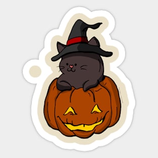 Cute Kittens - Pumpkin Sticker